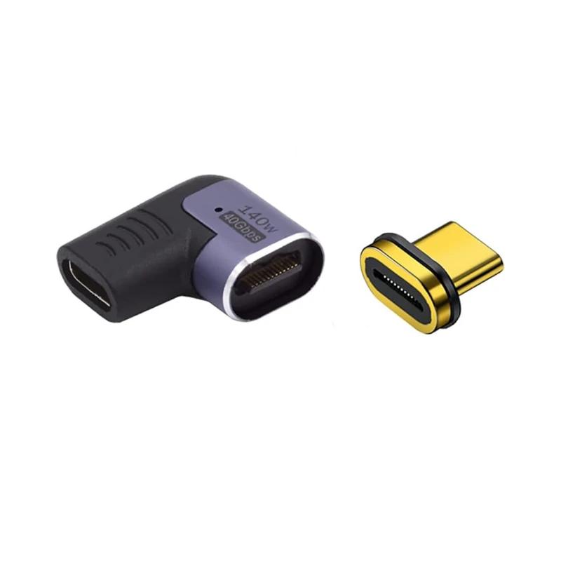 EWENT Adaptador Magnético USB-C  90ºUSB4 PD 140w - Imagem de Detalhe 1