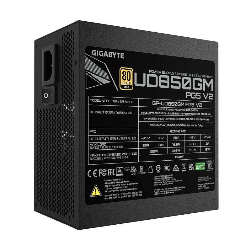 Gigabyte Fuente Alimentación GP-UD850GM PG5 V2 - Imagem de Detalhe 3