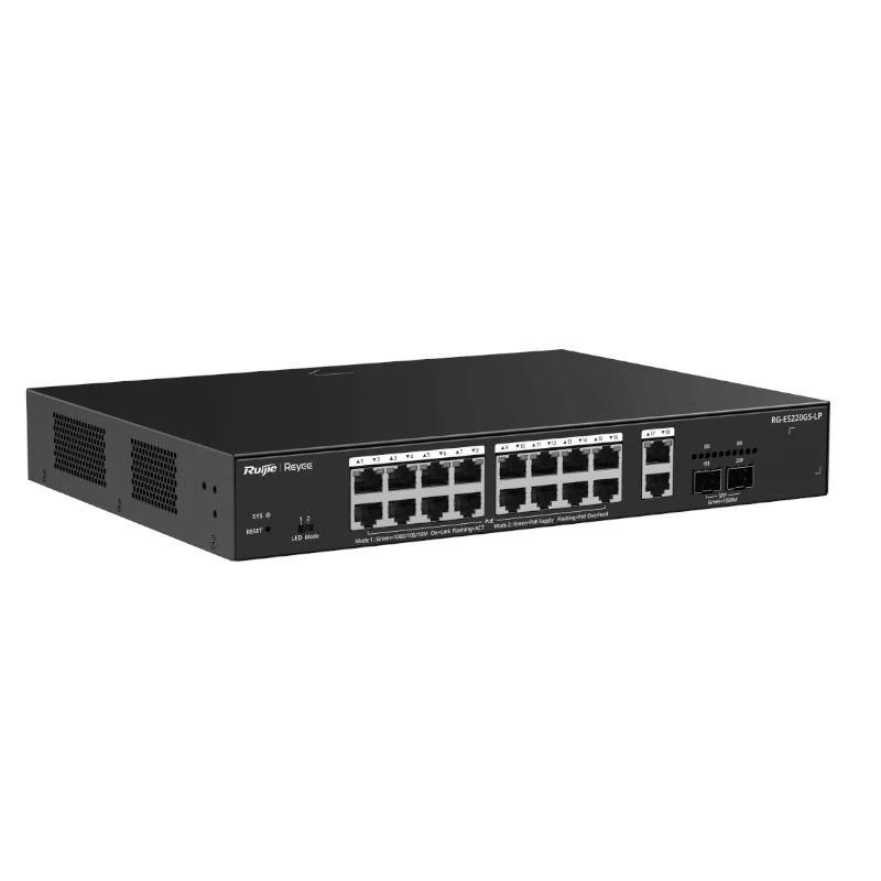 Reyee ES220GS-LP Switch 18xGbE (16 PoE) 130W 2xSFP - Imagem de Detalhe 1