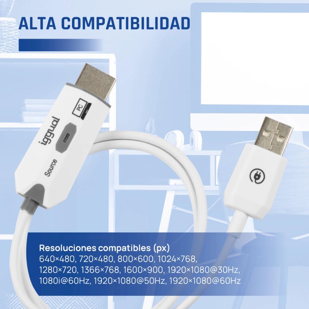 iggual Transmisor y receptor HDMI FHD inalámbrico - Imagem de Detalhe 4