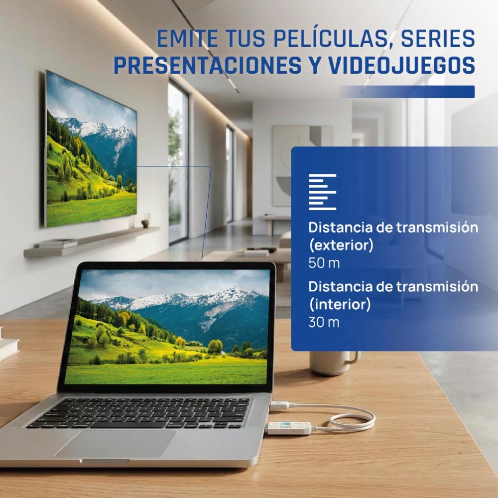 iggual Transmisor y receptor HDMI FHD inalámbrico - Imagem de Detalhe 5