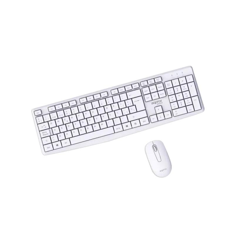 APPROX Teclado+raton inalamb X420W 1000DPI Blanco - Imagem de Detalhe 1