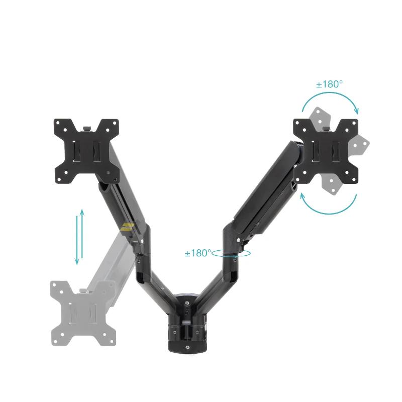 Tooq Soporte Pared LP1434TNR-B 2 brazo 13-34 Negro - Imagem de Detalhe 1