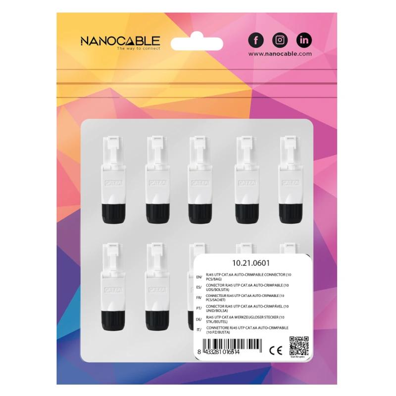 Nanocable Conector RJ45 Auto Crimpable 10 uds - Imagem de Detalhe 3