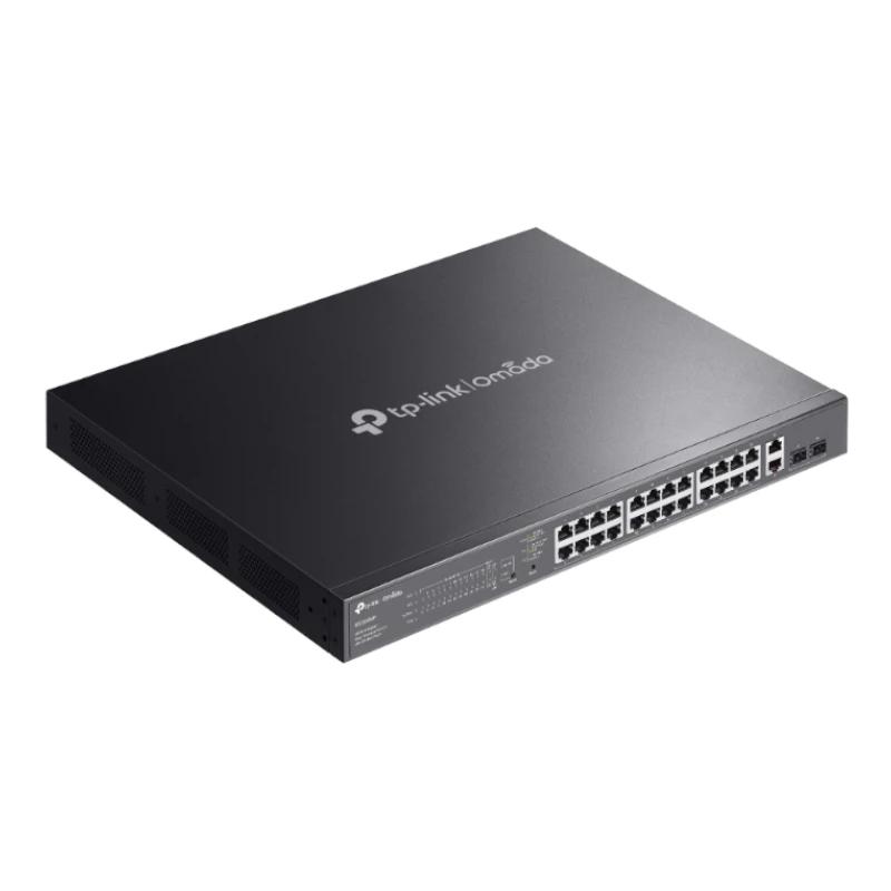 TP-Link ES228GMP Switch 24xPoE+ 2xGb 2xSFP 384W - Imagem de Detalhe 3