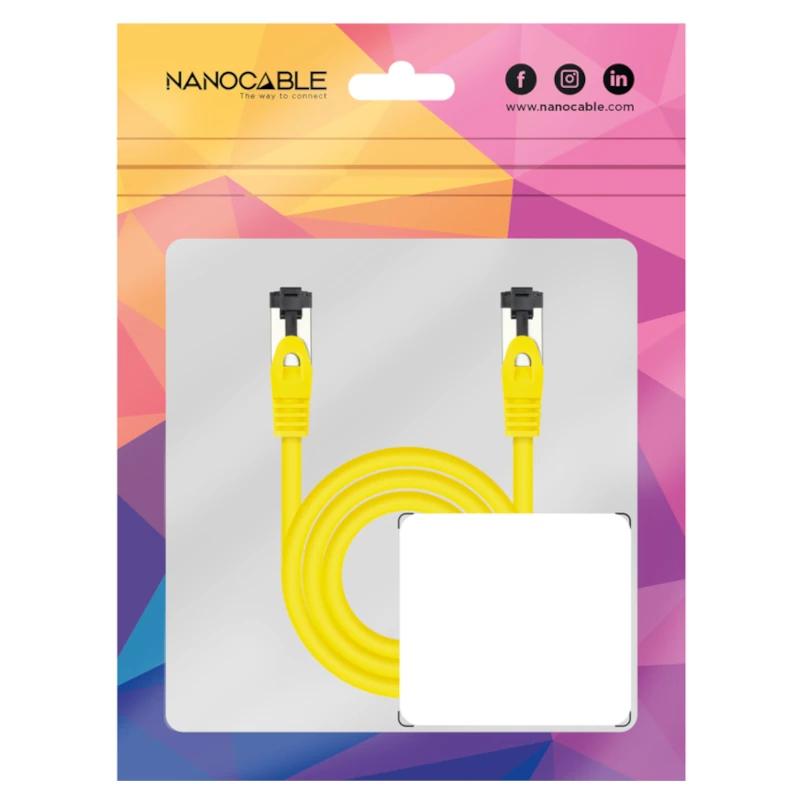 Nanocable Cable red Cat. 8.1 2GHZ SSTP Amarillo 1m - Imagem de Detalhe 3