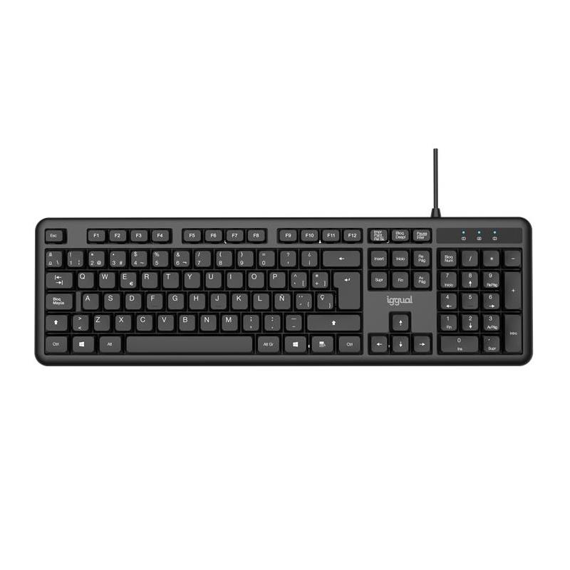 iggual Teclado USB estándar CK-OFFICE-105T negro - Imagem de Detalhe 3