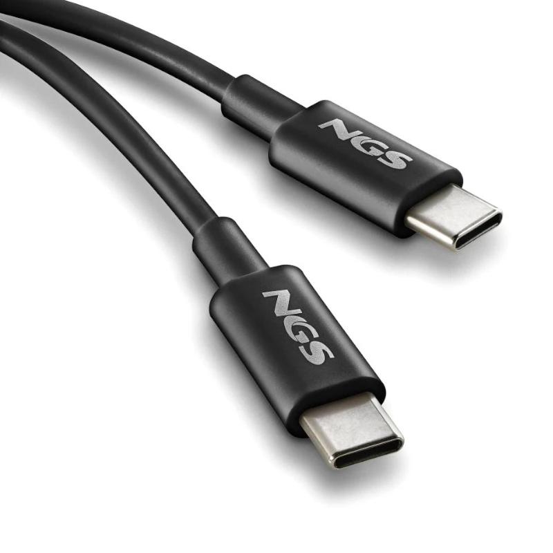 NGS CABLE CARGA RAPIDA USB-C A USB-C 1M NEGRO - Imagem de Detalhe 2