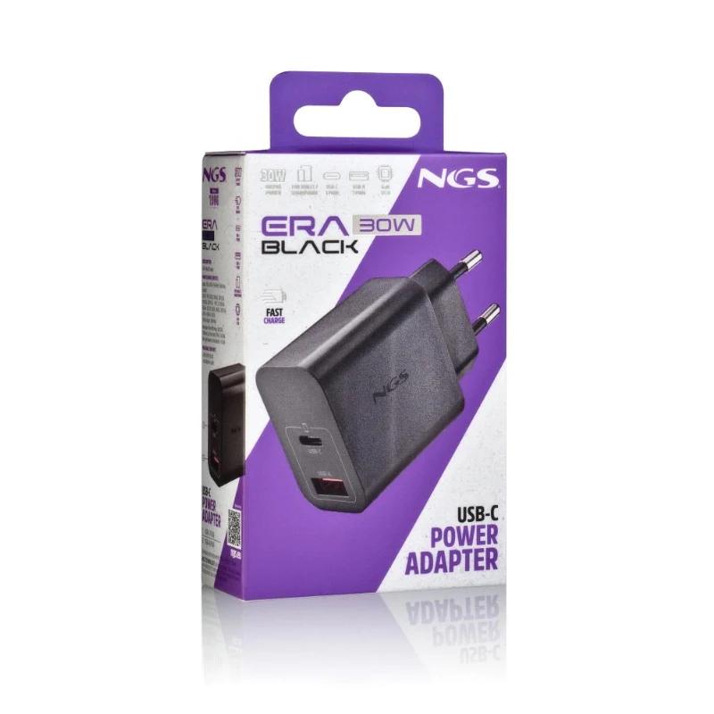 NGS CARGADOR GAN ULTRARAPIDO 30W USB-C+ USB-A - Imagem de Detalhe 3