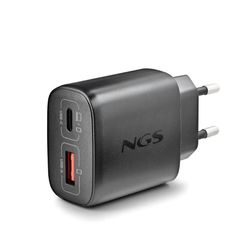 NGS CARGADOR GAN ULTRARAPIDO 45W USB-C+ USB-A - Imagem de Detalhe 1