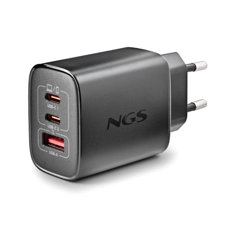 NGS CARGADOR GAN ULTRARAPIDO 65W USB-C+ USB-A - Imagem de Detalhe 1