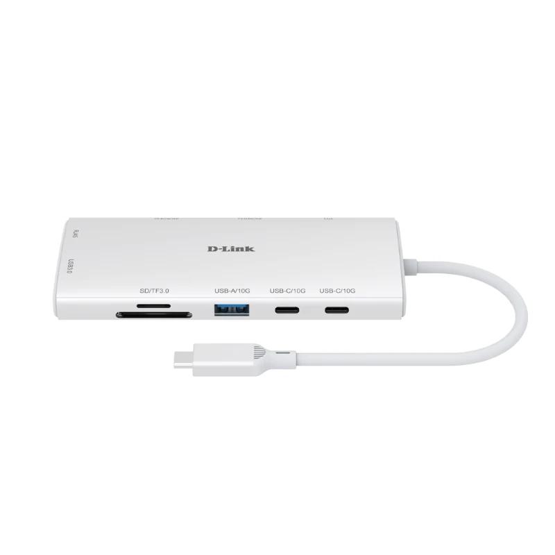 D-Link DUP-A01 Hub USB-C 10 en 1 2xHDMI - Imagem de Detalhe 1