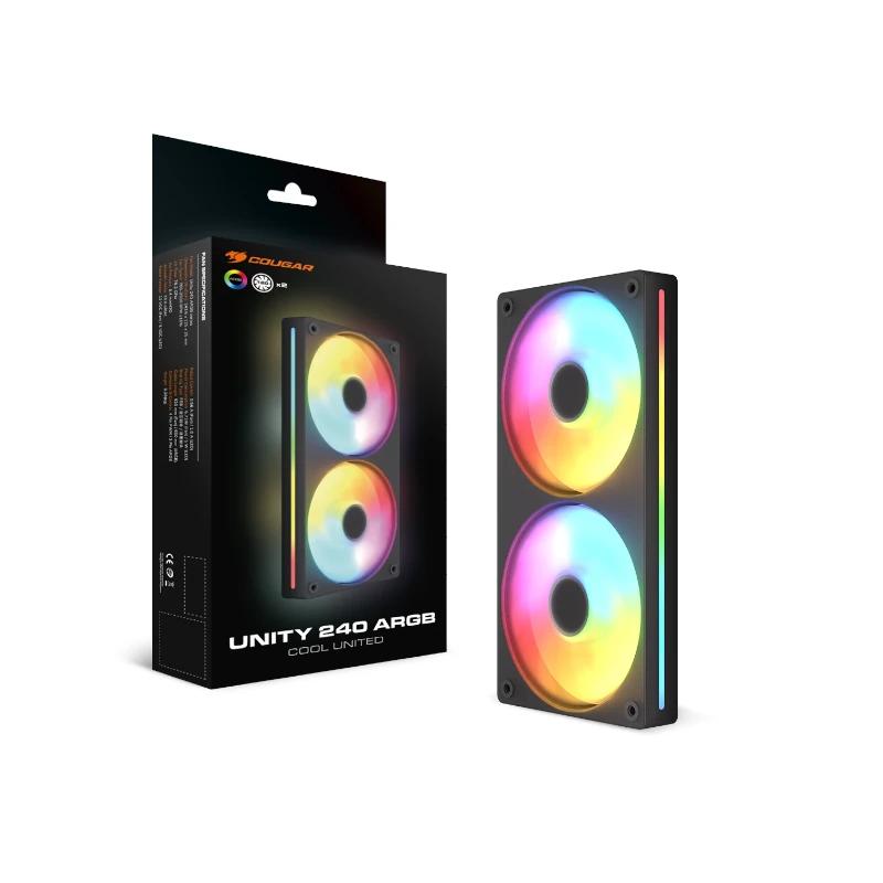Cougar Ventilador UNITY240-FB Argb 12cm Black - Imagem de Detalhe 3