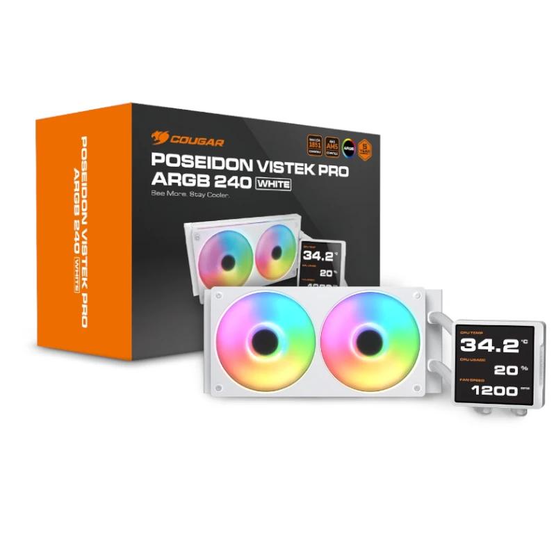 Cougar Ref. Liq Poseidon Vistek Pro ARGB 240 White - Imagem de Detalhe 3