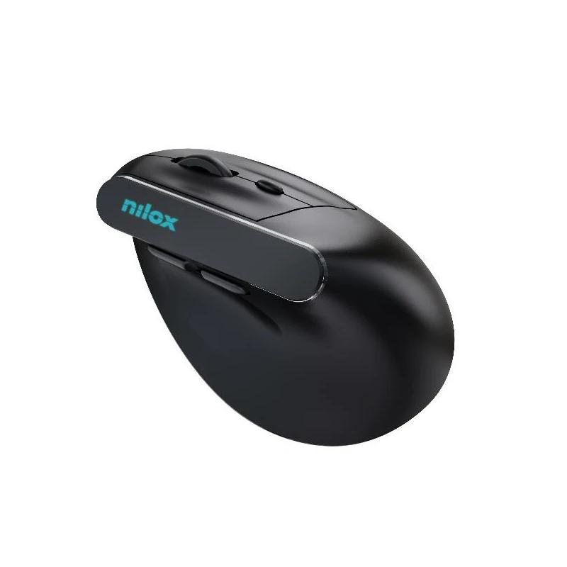 Nilox Ratón Wir Vertical Rec. Silen 1600 DPI Negro - Imagem de Detalhe 1