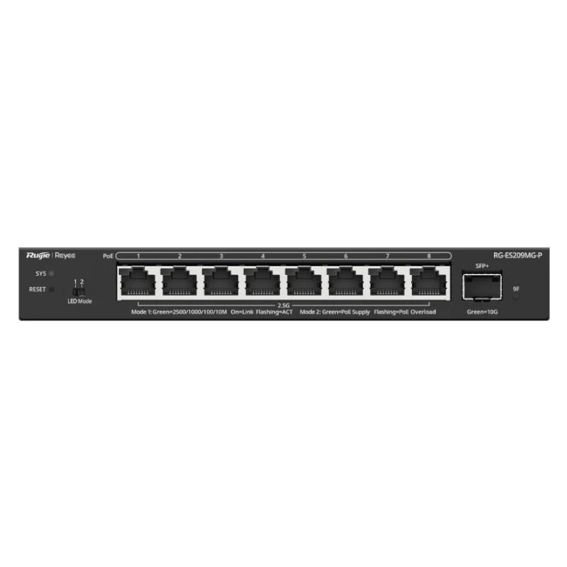 Reyee ES209MG-P Switch 5xmGB PoE 1xSFP+ 130W - Imagem de Detalhe 1