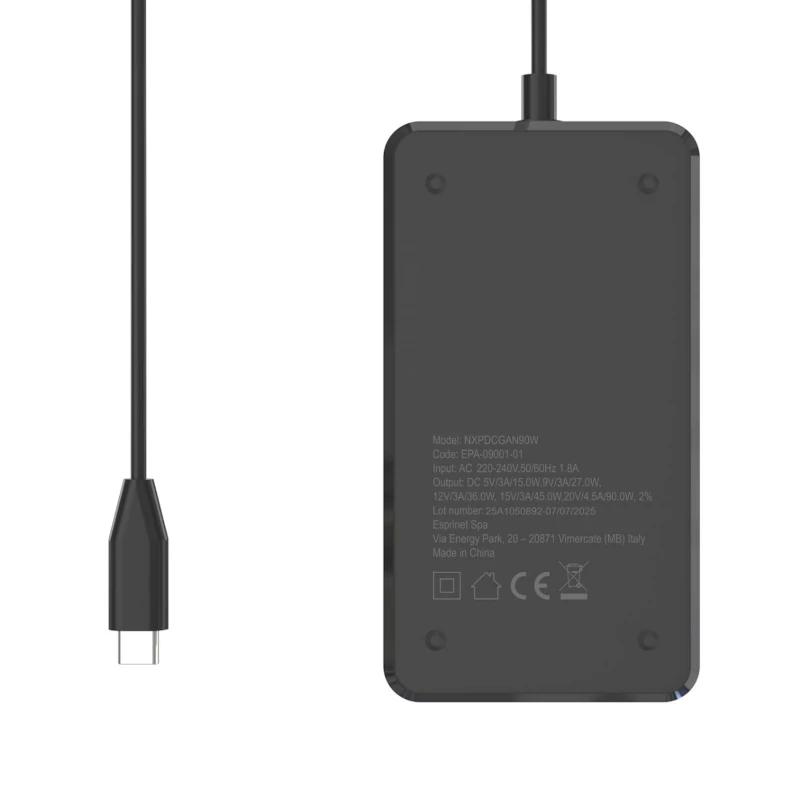NILOX Alimentador gan usb-c para portátil –90w - Imagem de Detalhe 2