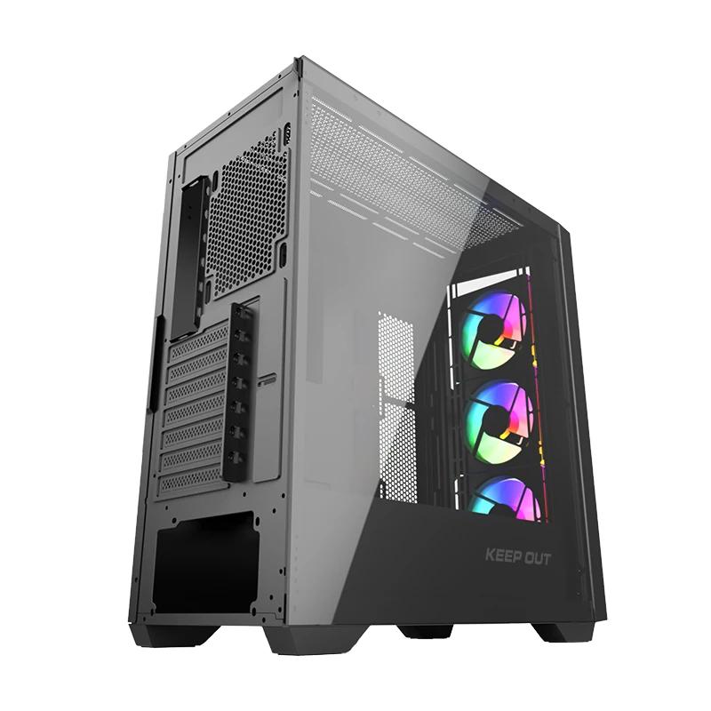 Keep Out Caja M-Atx KO XC-500 ARGB USB3 BlackGlass - Imagem de Detalhe 3