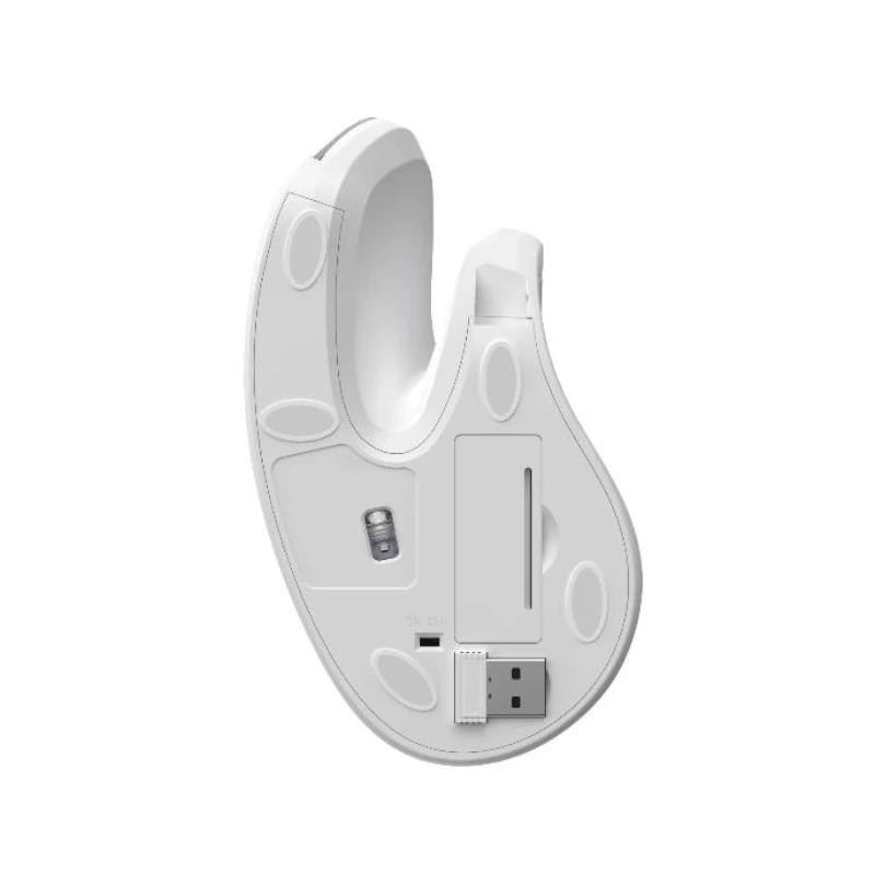 Nilox NXMOEV03 Ratón Vertical Wirelles Sil. Blanco - Imagem de Detalhe 3