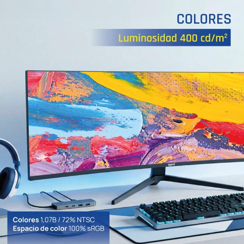 iggual Monitor 49" 5K DQHD 1ms 240Hz MM AA Curvo - Imagem de Detalhe 3