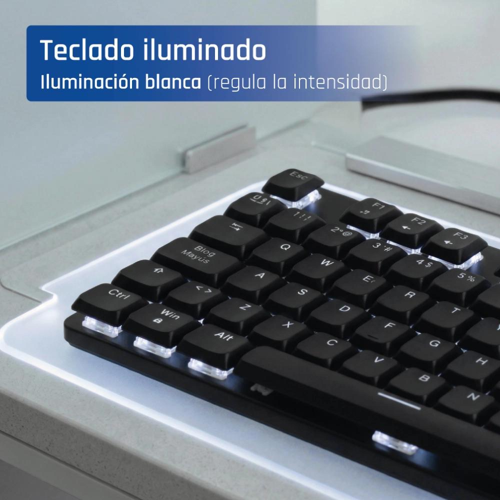 iggual Teclado USB mecánico CK-MECHA-105T negro - Imagem de Detalhe 2