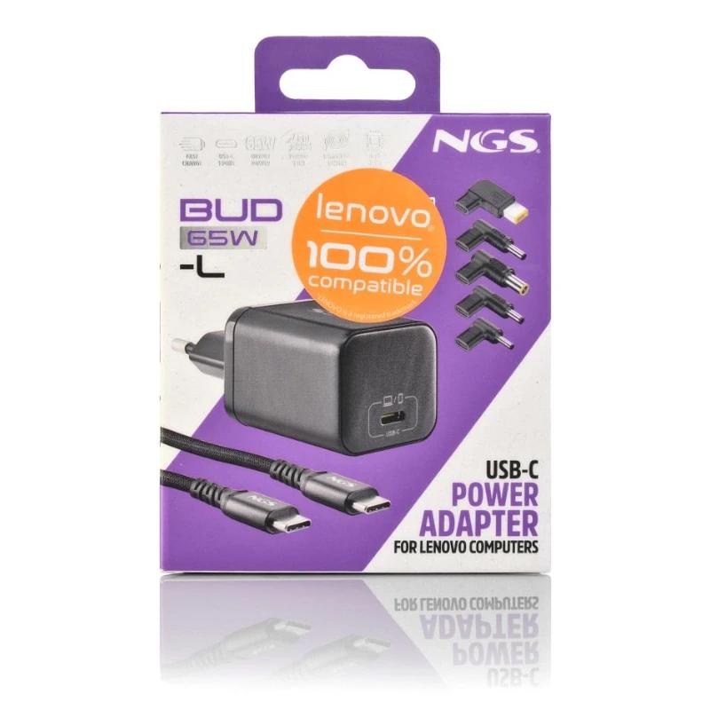 NGS PACK CARGA USBC 65W+CABL 1,5M+5 CLAVIJ LENOVO - Imagem de Detalhe 1