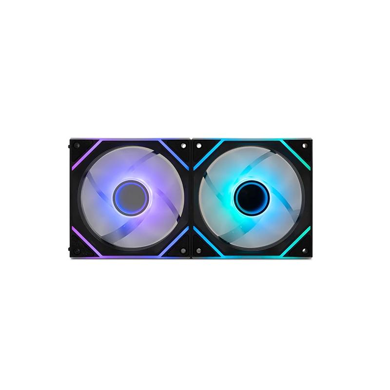 Nox Vent. HUMMER PRO LINK Kit x3 F.ARGB Mag Negro - Imagem de Detalhe 2