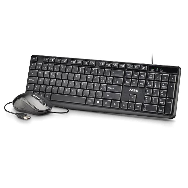 NGS Kit Teclado+Ratón con cable Cocoa - Imagem de Detalhe 1