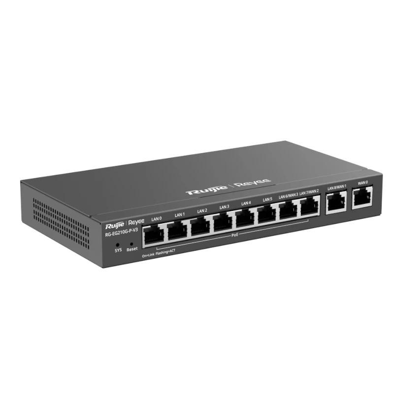Reyee 10-Port Gigabit Cloud-Managed Gateway, 8 x P - Imagem de Detalhe 1