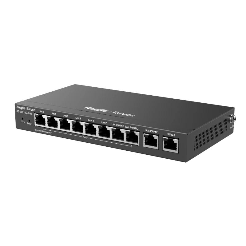 Reyee 10-Port Gigabit Cloud-Managed Gateway, 8 x P - Imagem de Detalhe 2