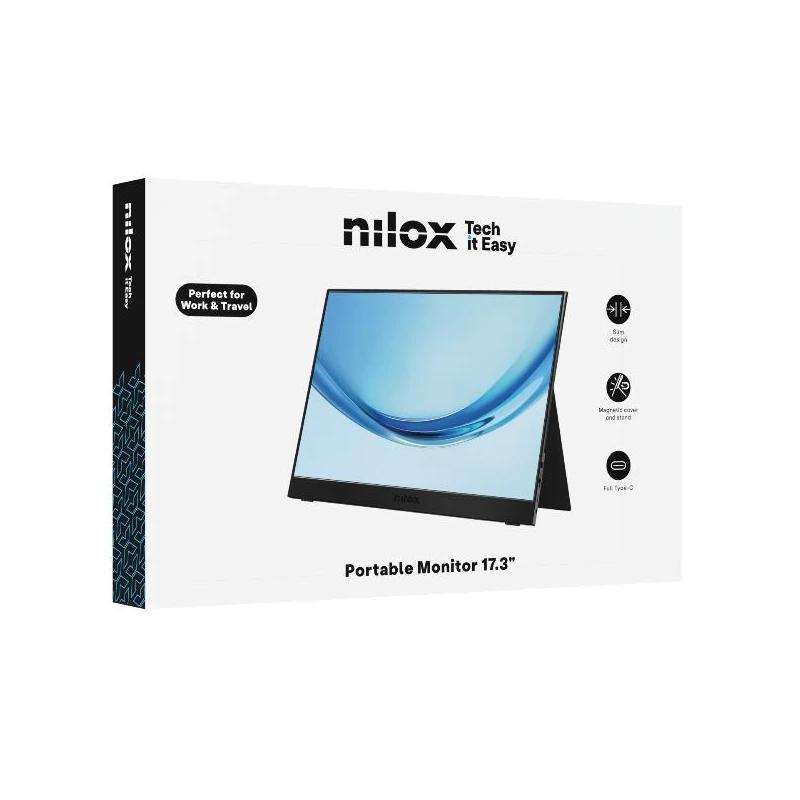 Nilox NXMP17FHD601 Monitor Portátil 17.3" 60Hz MM - Imagem de Detalhe 1