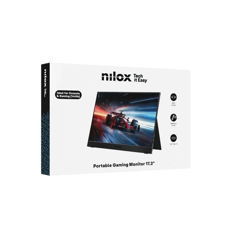 Nilox NXMP17FHD1441 Monitor Portátil 17.3" 144Hz M - Imagem de Detalhe 1
