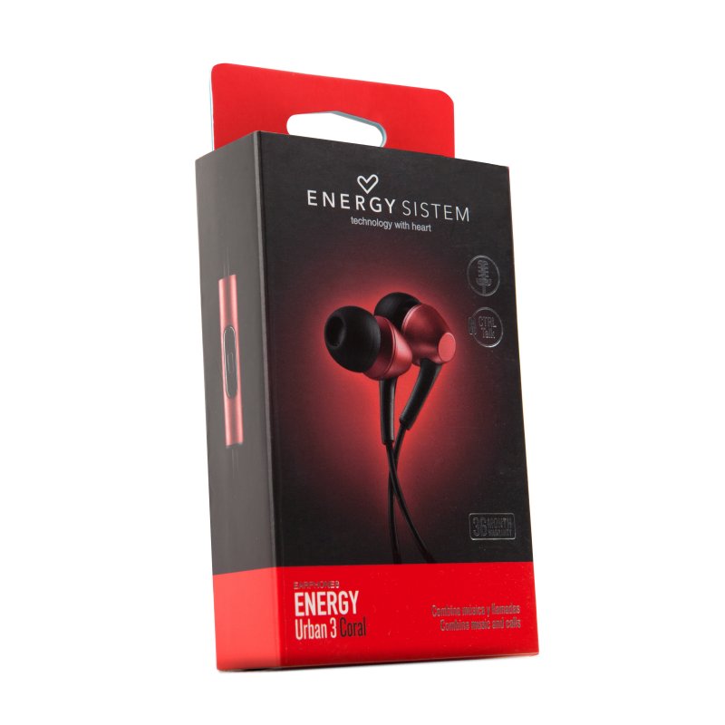 Energy Sistem Auricular+Mic Intra Urban 3 Coral - Imagem de Detalhe 51