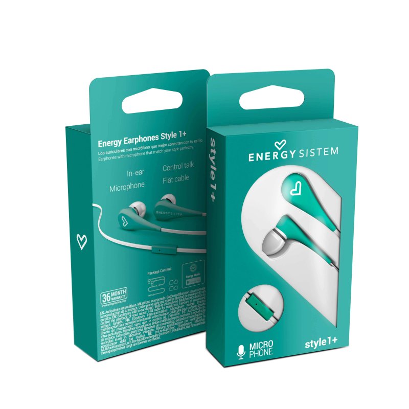 Energy Sistem Auricular Intrauditivo Style 1 Menta - Imagem de Detalhe 49