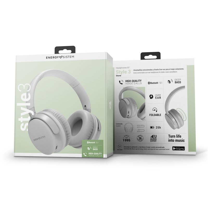 ENERGY SISTEM Auriculares BT Style 3 Stone - Imagem de Detalhe 33