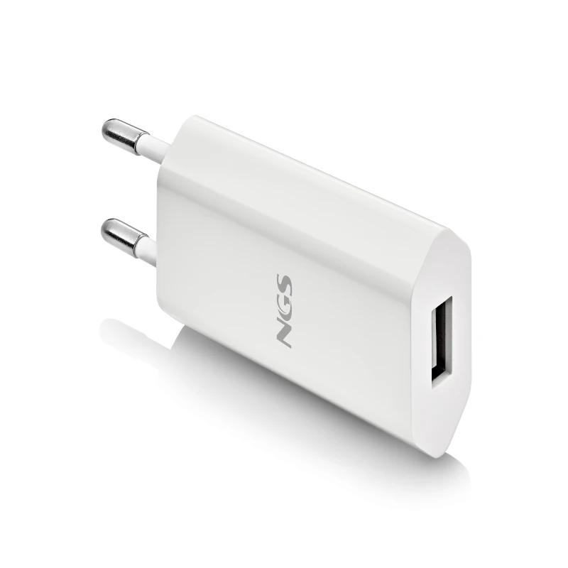 NGS Carregador de parede branco USB 5V2A/10W - Imagem de Detalhe 5