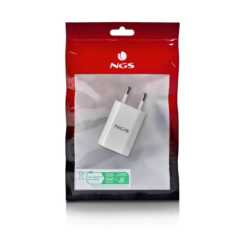 NGS Carregador de parede Branco USB 5V1A - Imagem de Detalhe 6
