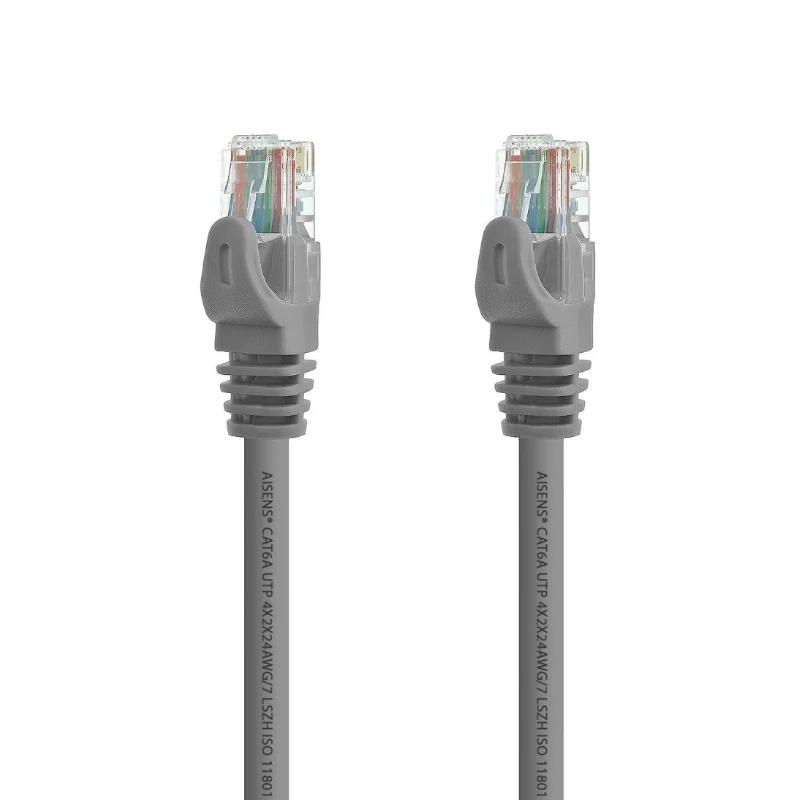 Aisens Cabo RJ45 Cat.6A UTP Cinza 0.5M - Imagem de Detalhe 2