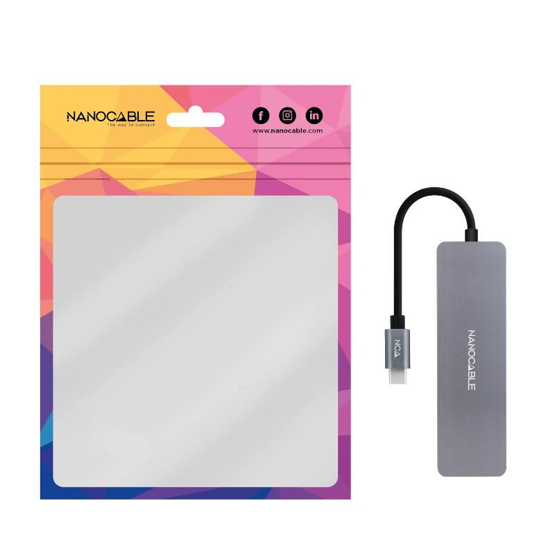 Nanocable HUB USB-C a 3xUSB 3.0/H+1xUSB-C/H - Imagem de Detalhe 4