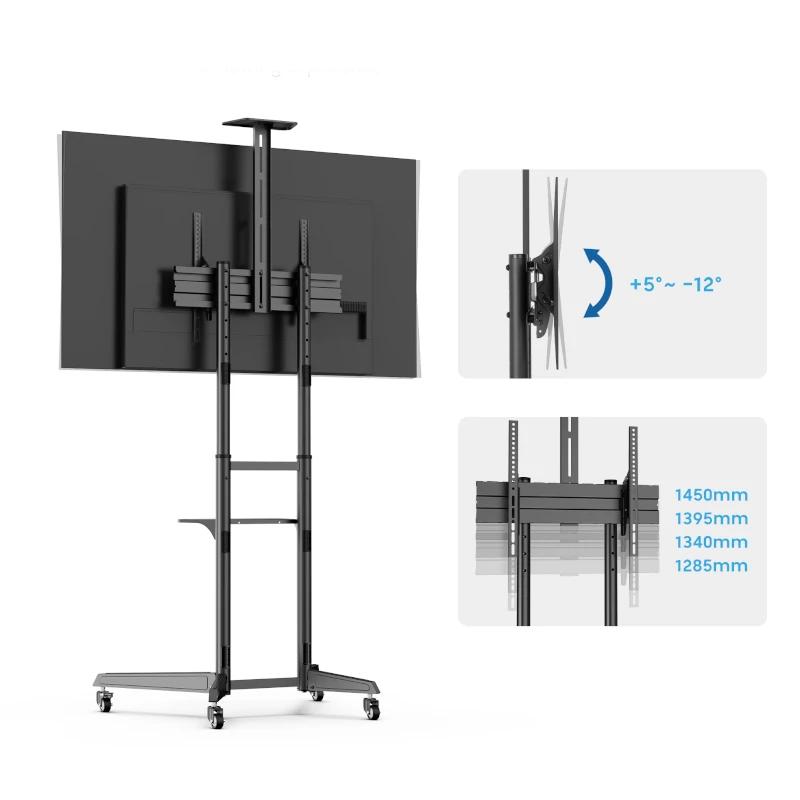 EWENT EW1539 Suporte de chão com rodas para TV de 37" a 70" - Imagem de Detalhe 4