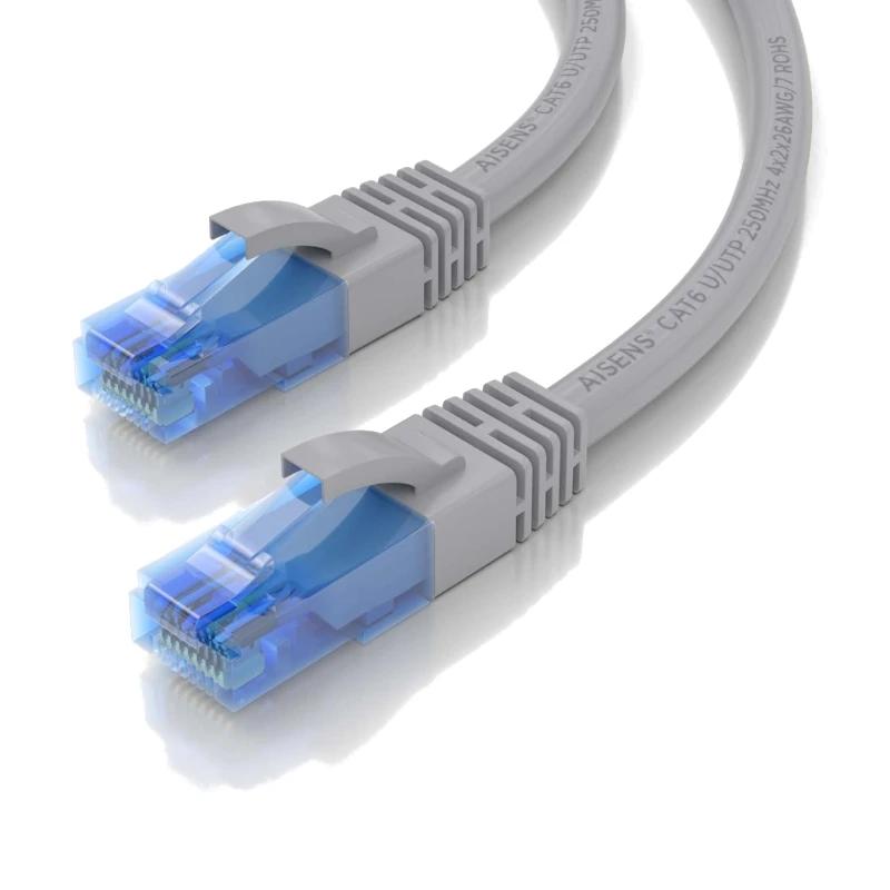 Aisens Cabo RJ45 Cat.6 UTP AWG26 CCA Cinza 1.5M - Imagem de Detalhe 4