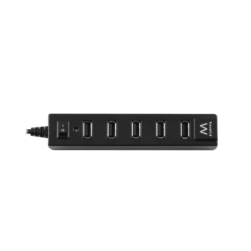 EWENT HUB 7 Ptos LIGAR/DESLIGAR USB 2.0 - Imagem de Detalhe 1