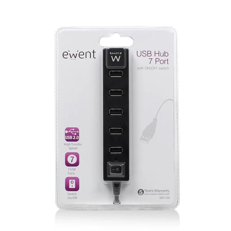 EWENT HUB 7 Ptos LIGAR/DESLIGAR USB 2.0 - Imagem de Detalhe 3