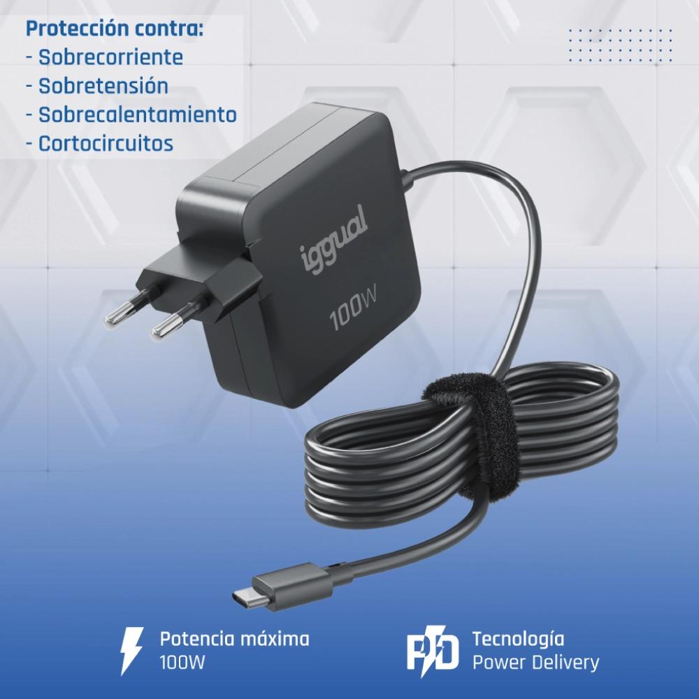 iggual Carregador portátil e móvel tipo C PD 100W - Imagem de Detalhe 3