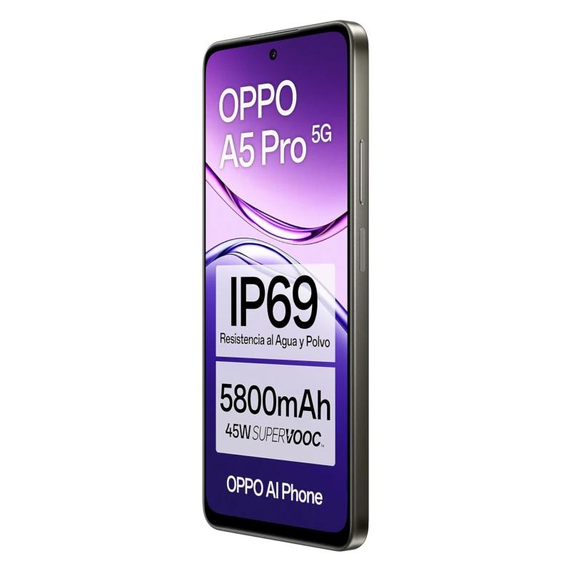 OPPO A5 Pro 6.67" HD+ 256GB 8(+8)GB Preto Castanho - Imagem de Detalhe 1
