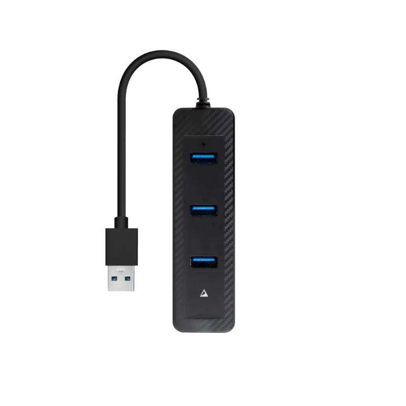 Nanocable Conversor USB 3.0 Ethernet + 3xUSB 3.0 - Imagem de Detalhe 1