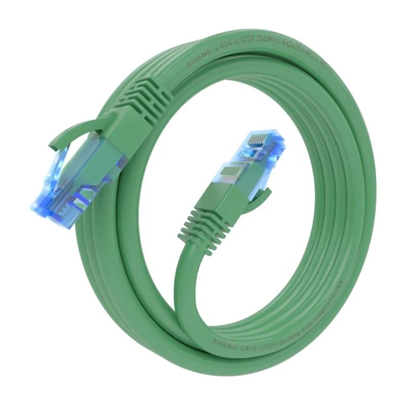 Aisens Cable RJ45 CAT.6 UTP AWG26 CCA Verde 2.0m - Imagem de Detalhe 1