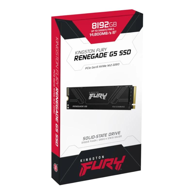 Kingston Fury Renegade G5 SSD 8TB PCIe5.0 14200M-s - Imagem de Detalhe 2