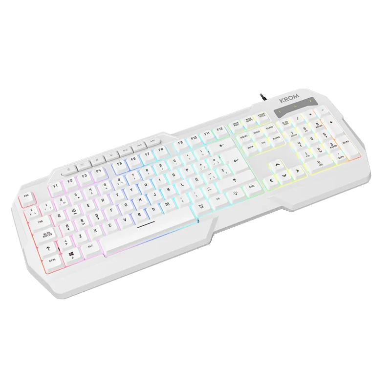 KROM KENTA PC Combo Gaming 4 en 1 RGB Blanco - Imagem de Detalhe 1