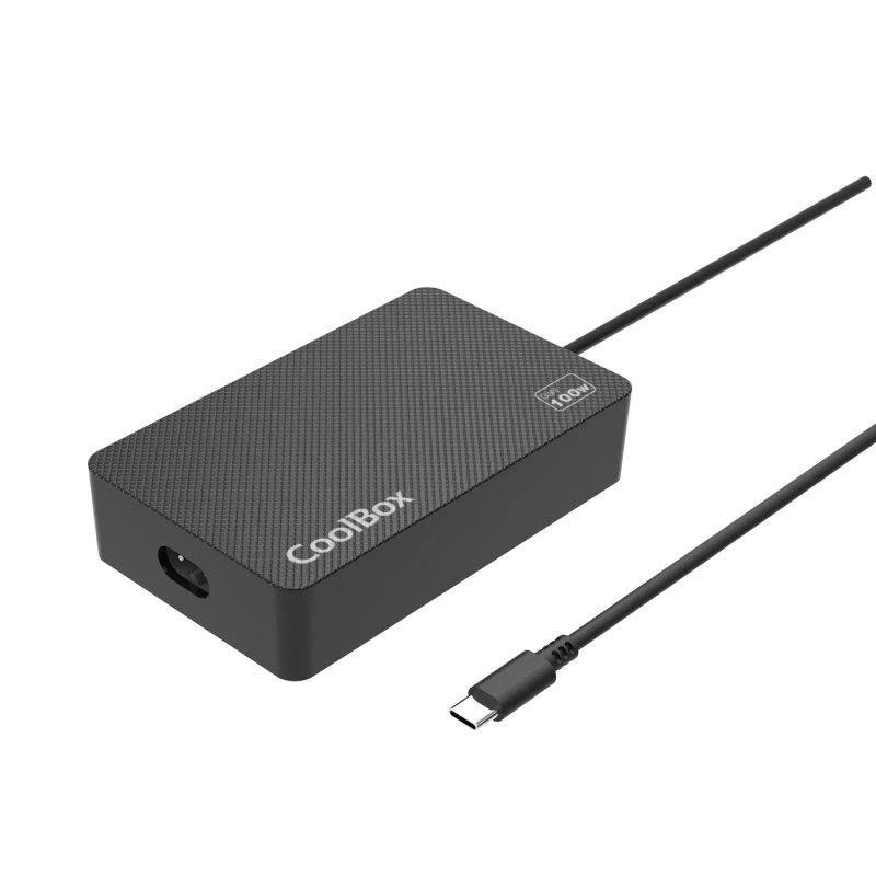 CoolBox Cargador Portátil GAN USB-C 100W - Imagem de Detalhe 1